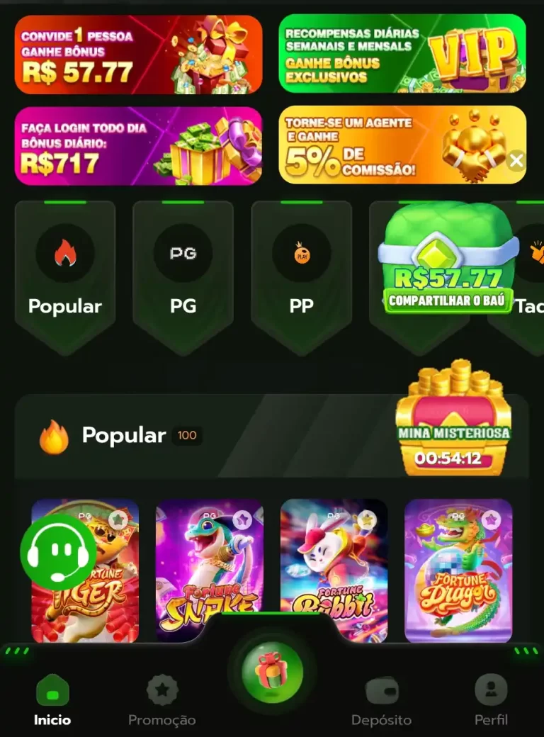 Aplicativo oficial do 58EE cassino para celular e tablet